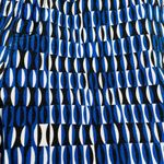 Ellen Tracy  High Waist Geometric Pattern Straight Leg Jeans Blue Size 10 Photo 2