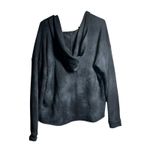 American Eagle Outfitters Tie Front Hoodie Charcoal Gray Tie Dye XL Photo 2