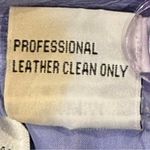 Newport News Vintage Leather Wide Leg Pants Size 6 Purple 90s Chic Retro Classic Photo 6