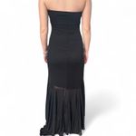 City Triangles Vintage 90s sparkly black mesh prom dress gown by  sz Small Hoco Photo 3