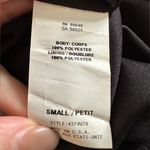 ABS Allen Schwartz Black Sequin Moto Punk Mini Dress Size Small Photo 3