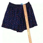 Draper James NWT  size med Pull On Flowy Shorts Blue Spring Whispy Floral New Photo 3