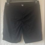Black Tom Tiger scrunch butt black athletic workout biker style shorts; size M Size M Photo 2