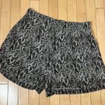 BLANK London Snakeskin Animal Print Flowy Shorts Size Medium Gray Photo 1
