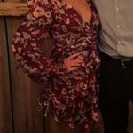 Francesca's Floral Fall wedding guest dress  Photo 0