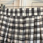 New York & Company Eva Mendes Black And White Plaid‎ Midi Skirt Size 14 Photo 3