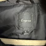 EXPRESS Womens Quilted Black Puffer Vest Size Large Duck Down Fill Photo 8