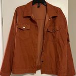 Emery Rose Orange Shacket Photo 0