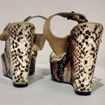 BCBGMAXAZRIA  Platform Faux Snakeskin Sanda… Photo 3
