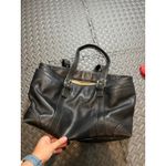 Coach Authentic  Hampton Large Black Leather Tote Bag Purse F10288‎ Womens Photo 2