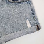 We Wore What  Denim Cuffed Shorts NWT Size 26 Boho Distressed Jean Short Photo 2