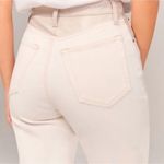 Abercrombie & Fitch NWT 90s Relaxed Curvy Love High Rise Faux Leather Applique 6 Photo 8