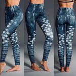 Onzie XS High Rise Graphic Legging Evil Eye Yoga Zen Barre Full Length Pants Photo 1