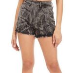 Good American  Good 90s Denim Jeans Shorts High Waisted Black size 26 Photo 0