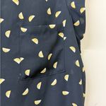 Papaya  Navy Blouse with Yellow Pattern Photo 2
