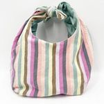 Rainbow Pride Stripe Purse Tote Adjustable Tie Multicolor CarryAll Shoulder Bag Photo 0