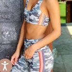 Spiritual Gangster Camo Rainbow Stripe High Rise Compression Yoga Leggings XS Photo 2