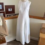 Minimalist White Sleeveless Maxi Dress beautiful
Shape and fabric with pockets Size M Photo 7