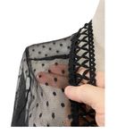 Boutique  Embroidered Lace Kimono Duster Top Photo 3