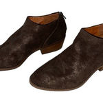 Lucky Brand Lucky Brand LK-FAI Dark Brown Suede Booties Size 9.5 Excellent Condition Photo 0