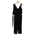 Lulus NWT Asymmetrical Tie Sleeve Jumpsuit - Black - Small Photo 4