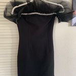 Tulip top tulle silhouette & sequins blackMINI cocktail dress Size 2 Photo 1