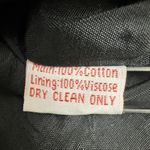 Snak Women's 100% Cotton Outer Embroidered‎ Velvet Long Sleeve Jacket [Size 10] Black Photo 2