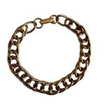 Gold tone chain link bracelet Photo 6