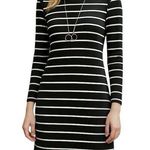 Old Navy  Womens Dress Sz Small Striped Ruffle Preppy Punk Gothic Emo Skater Photo 0