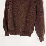 Free People  Echo Beach Pullover Sweater Majestic Oak Heathered Brown Size Small Photo 5