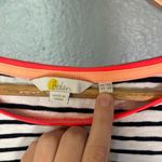 Boden Navy White Stripe Crewneck Mini Dress Short Sleeve Sz 6 Preppy Casual Boho Photo 2