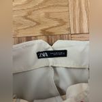 ZARA Cream Trousers with Classic Pleats Photo 7