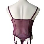 Victoria's Secret Burgundy Velvet Teddy Bodysuit
Vintage, Sz 36B Photo 7