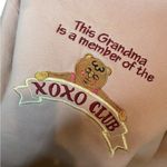 Vintage Mauve Grandma Sweatshirt Petite Large Granny Core Sweater Grandmother Pink Photo 2