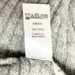 Lou & grey  Sweater Womens Size Small Ribbed Gray Tunic Pullover Off The Shoulder Photo 10