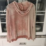 Vintage Havana  Pink and Cream Knit Zip Up Photo 1