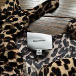 Reformation leopard animal print v neck Beauden midi slip dress Brown Size M Photo 4