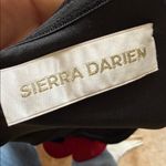 Elegant Black Dress with a huge red rose Floral Accent size large Photo 10