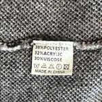 Simply Couture  Black and Gray Knit Cardigan Photo 6