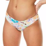 Roxy Juniors Reversible Floral Hipster Swim Bottoms Size L Retro Revo White New Photo 0