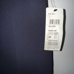 Silver Jeans NWT Basler Navy Blue Wide Leg Pants Size 42 U Photo 1