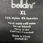 Belldini Womens Top XL Ruched Stretch Activewear Fitness Athleisure Gorpcore Black Photo 1