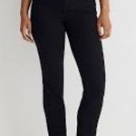 Madewell curvy stovepipe jeans black womens size 27P petite short casual trendy Photo 0