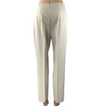 ZARA  Women's Beige Khaki Chino Pleated High Rise Trousers Dress Pants Size M Photo 2