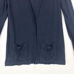 TSE  Cashmere Cardigan Size Medium Navy Blue Quiet Luxury Minimalist Classic Photo 2
