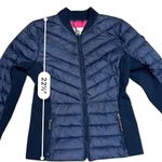 Hollister Navy Down Lightweight Puffer Jacket by  Size Small Photo 6