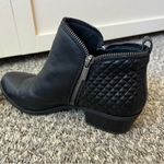 Lucky Brand Lucky‎ Brand Women’s Black Textured Basel Leather Zip Booties Boots Size 8.5 Photo 8
