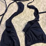 & Other Stories & Other Stories Deep Blue Swimwear with ruffle tie top Photo 4