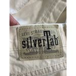 Levi's  women's white high waisted mom jean shorts, silver tab. Size 33 Photo 6
