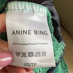 ANINE BING  FAUX SHERPA PULLOVER green size XS CL Photo 6